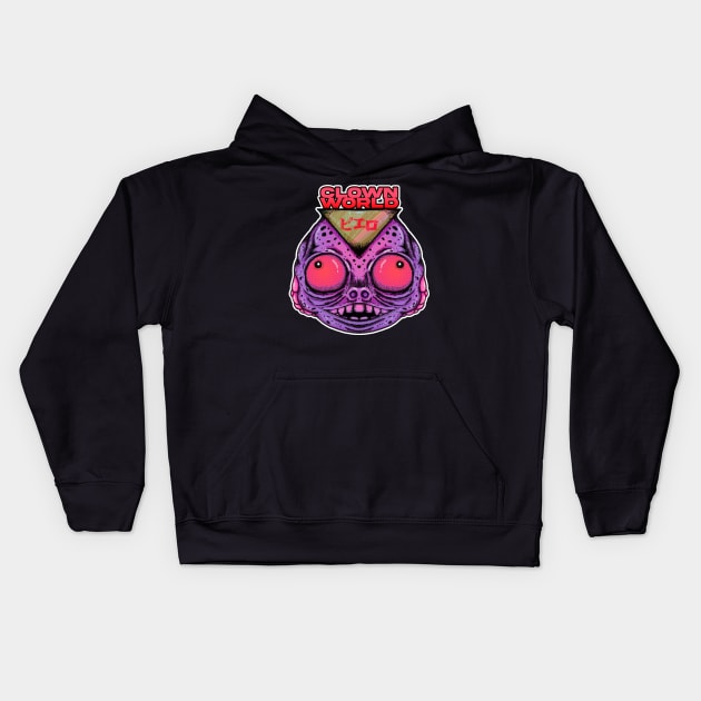 clown world Kids Hoodie by Freakdeath